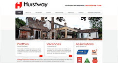 Desktop Screenshot of hurstwayconstruction.co.uk